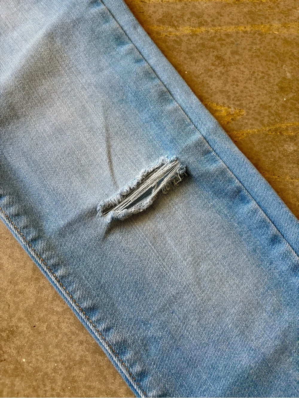 Old Navy Light Blue Distressed High-Rise Girl’s Jeans